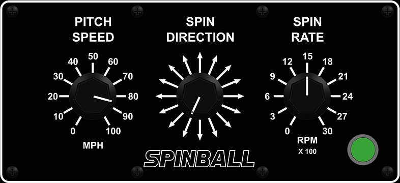 Spinball Three Wheel Pitching Machine