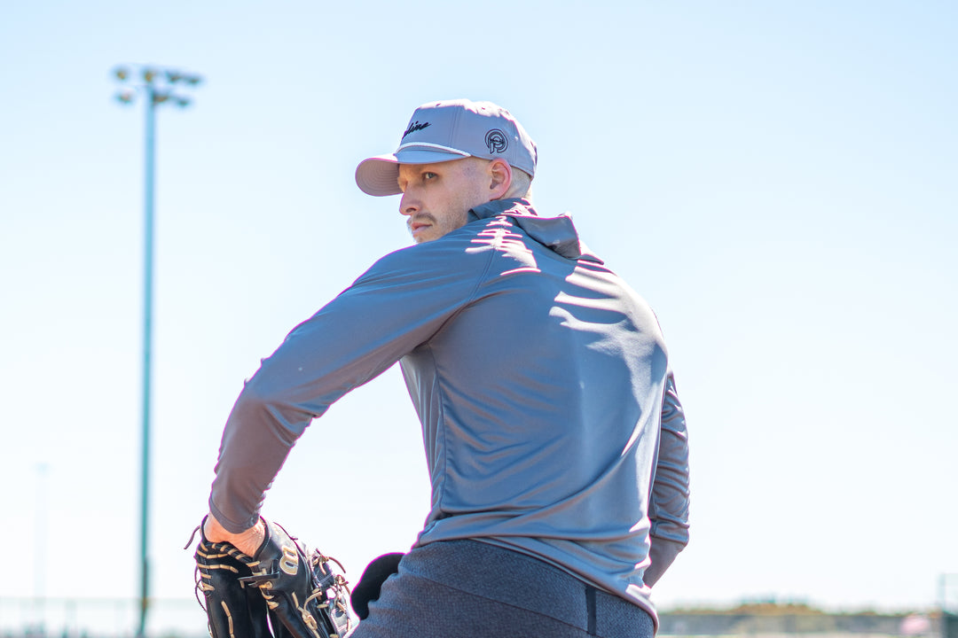 Grey Performance Long Sleeve Hoodie