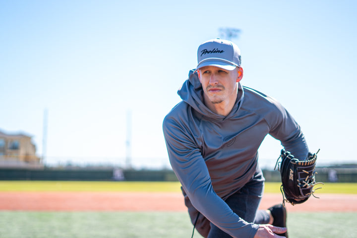 Grey Performance Long Sleeve Hoodie