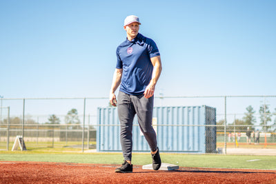 Navy Blue Performance Short Sleeve Hoodie