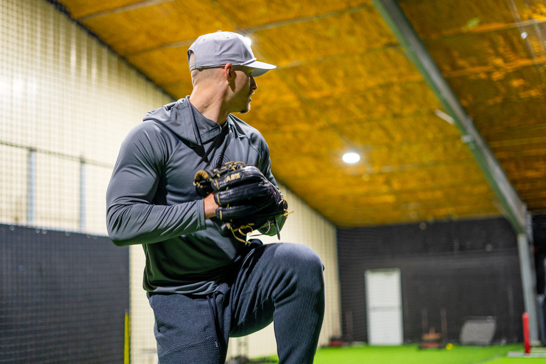 Grey Performance Long Sleeve Hoodie