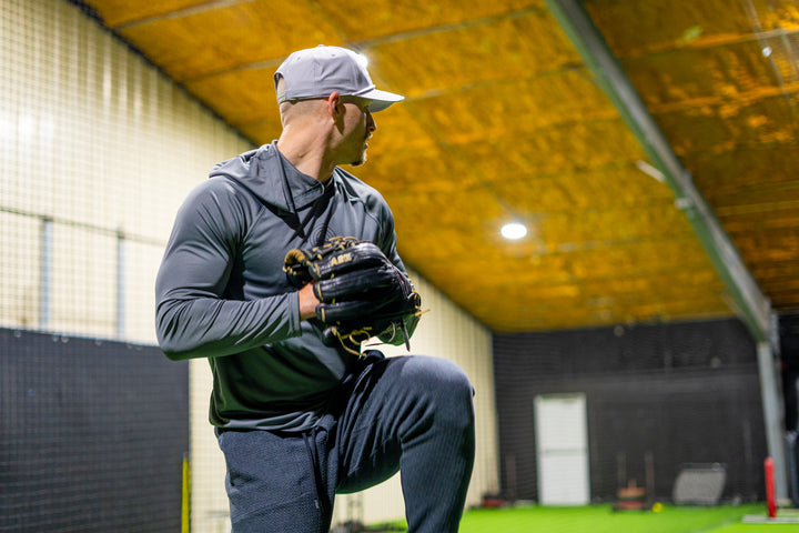 Grey Performance Long Sleeve Hoodie