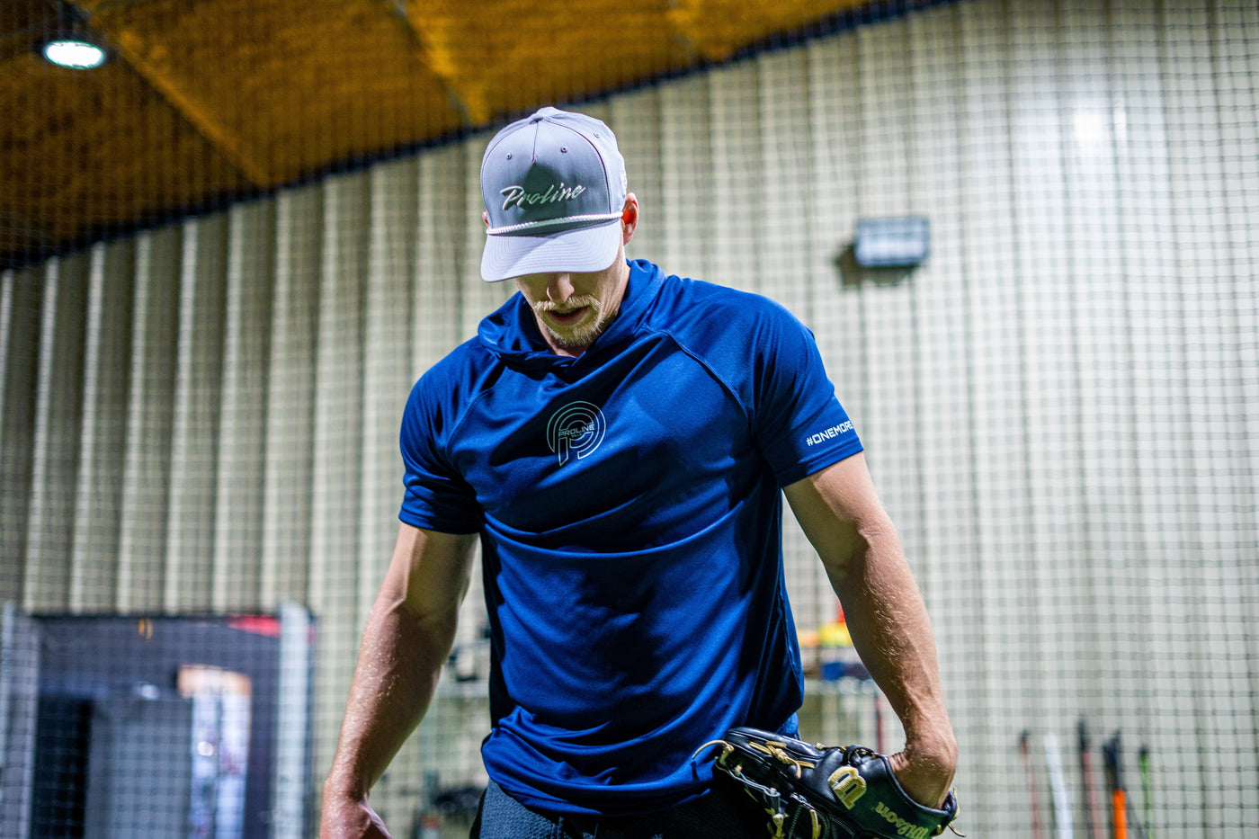 Navy Blue Performance Short Sleeve Hoodie